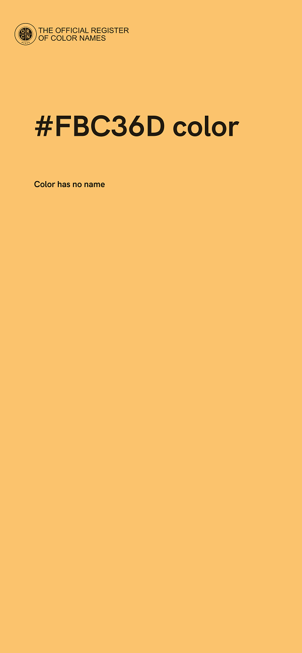 #FBC36D color image