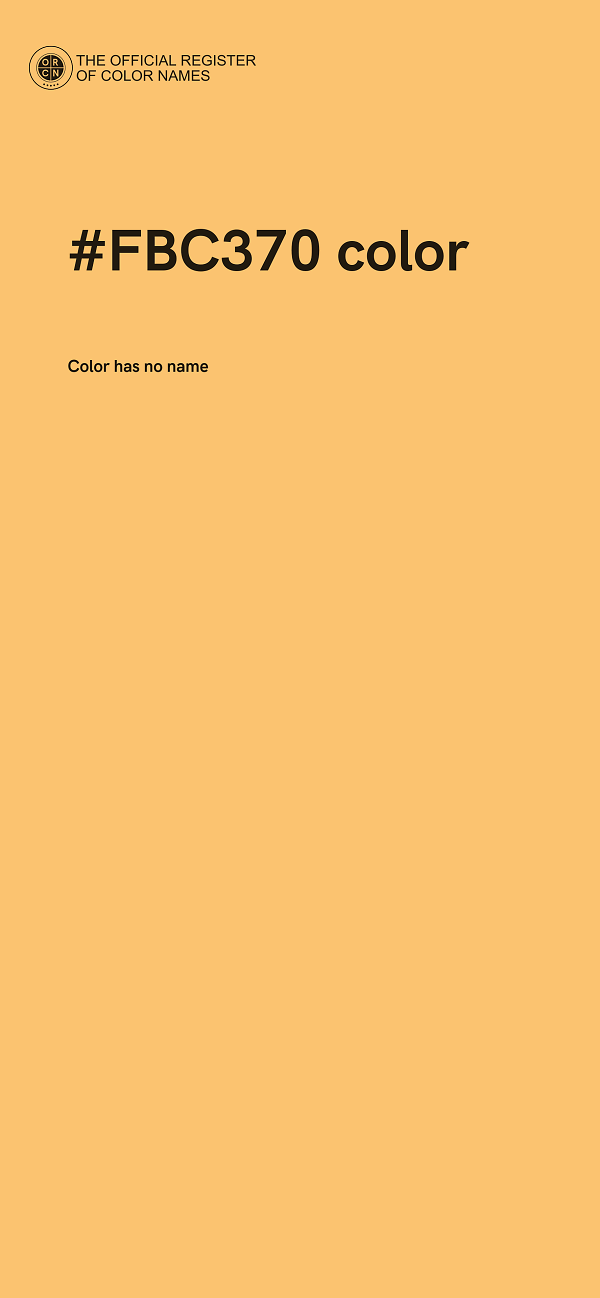 #FBC370 color image