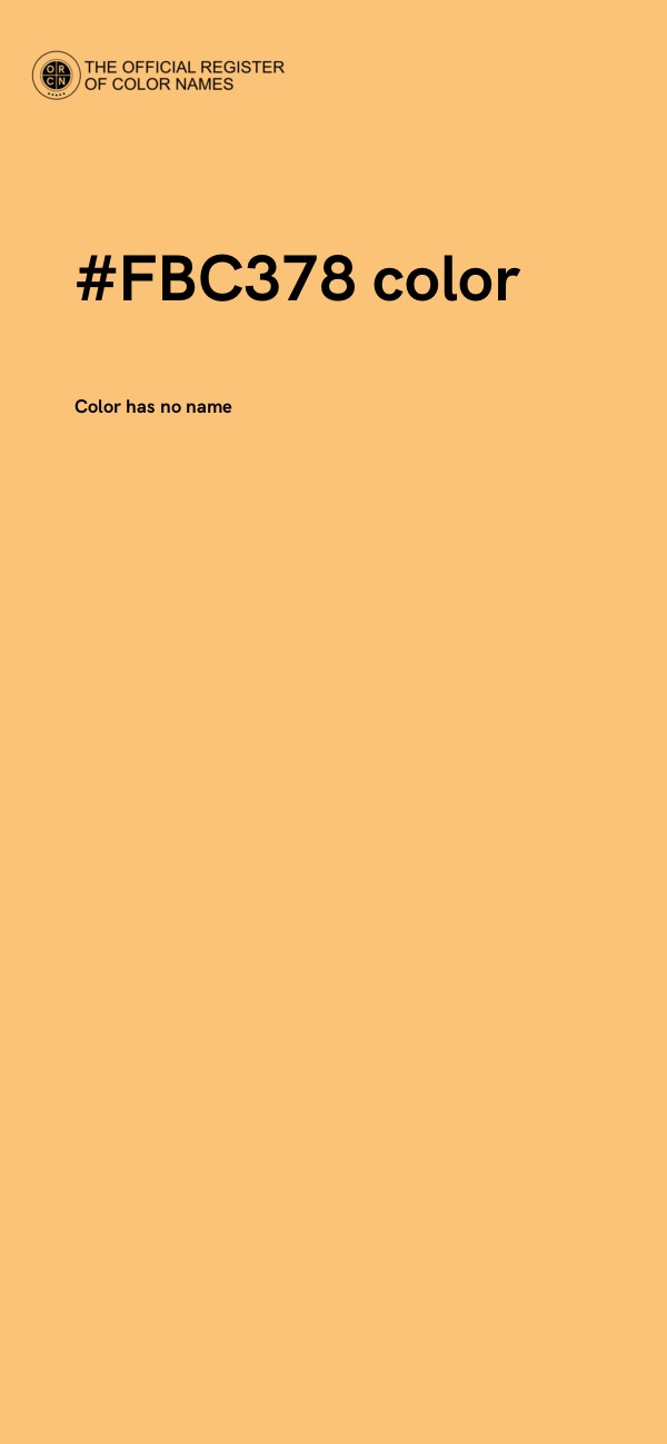 #FBC378 color image