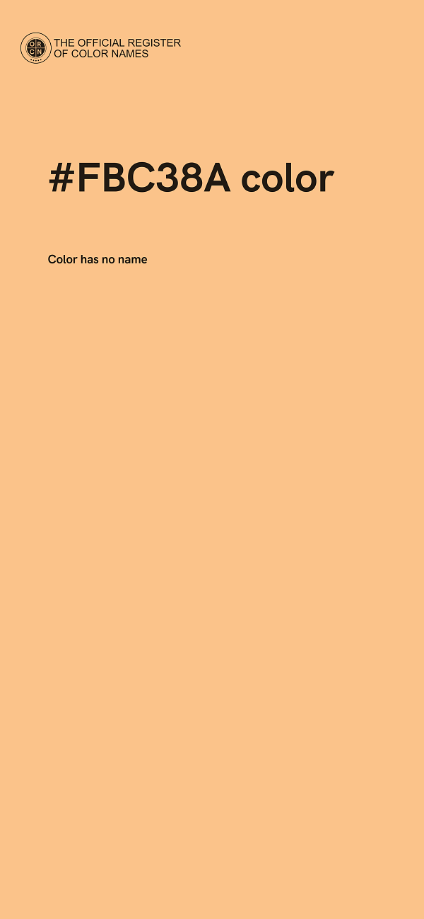 #FBC38A color image