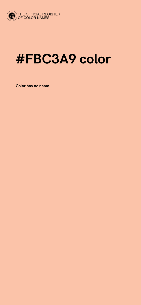 #FBC3A9 color image