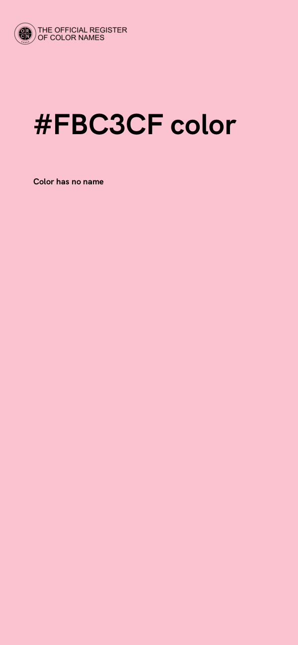 #FBC3CF color image