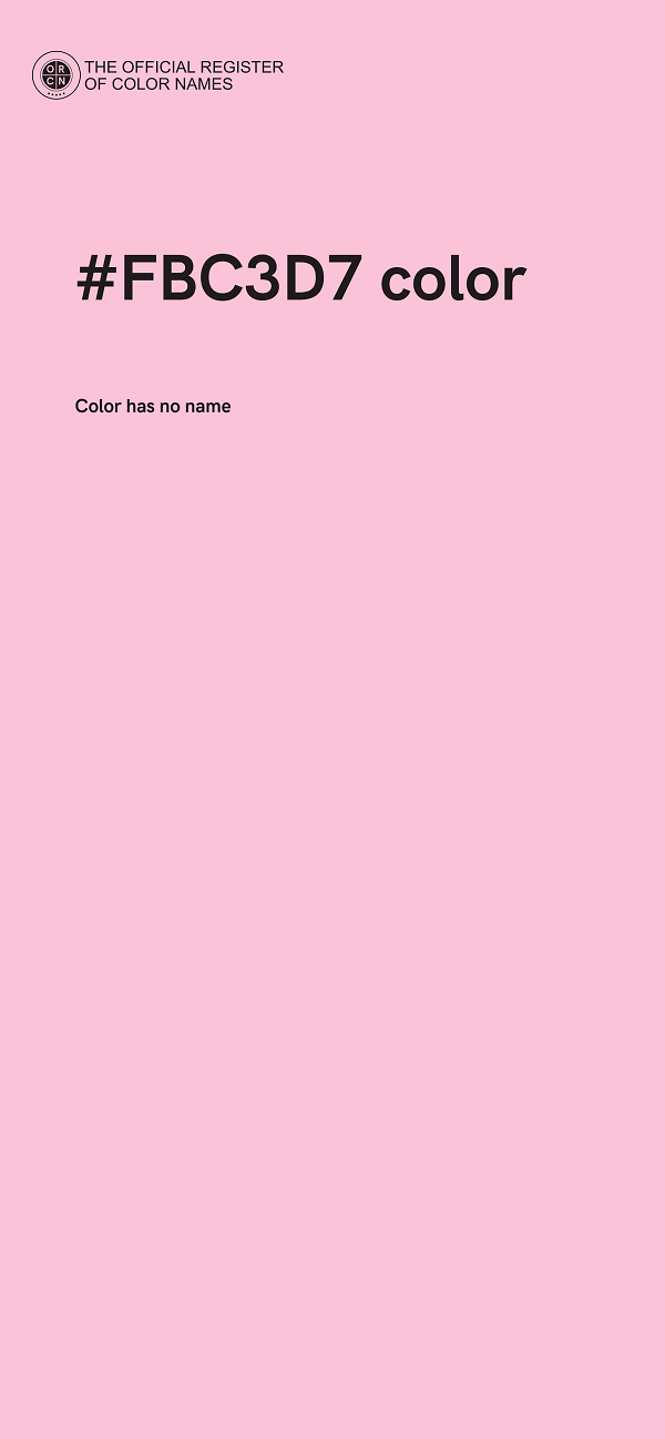 #FBC3D7 color image