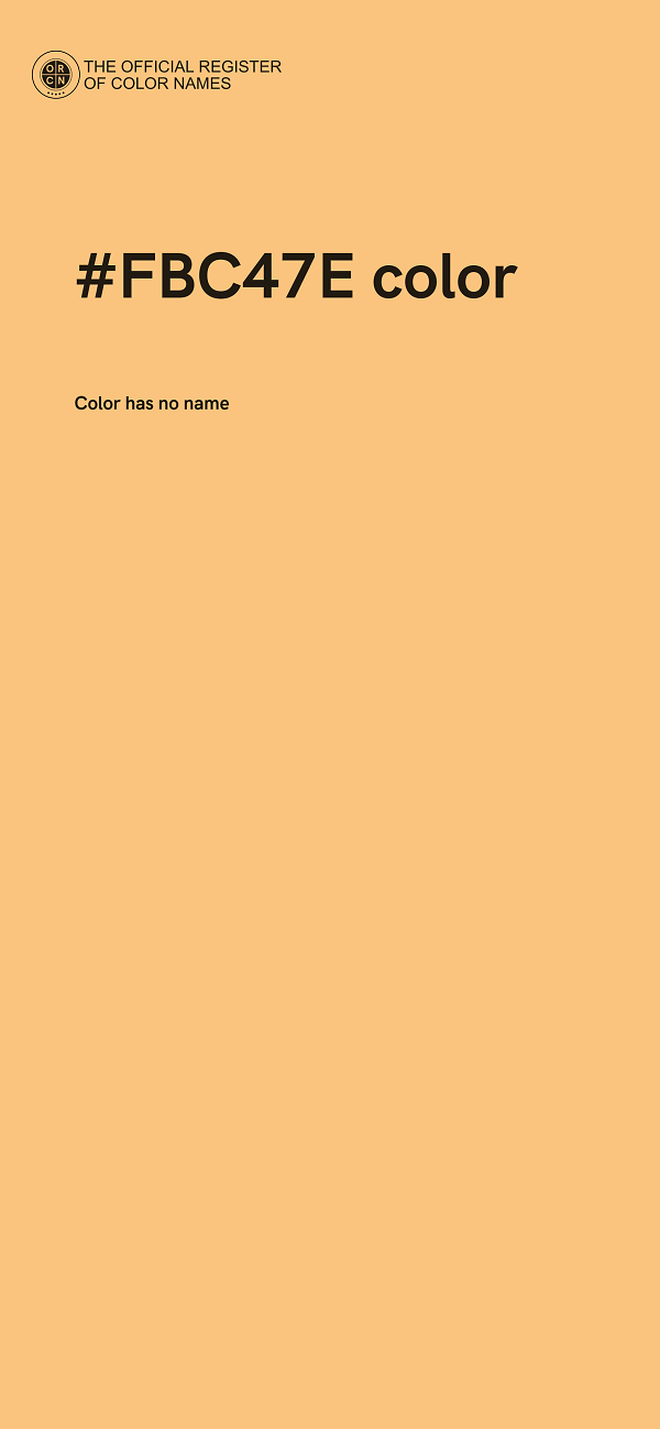#FBC47E color image