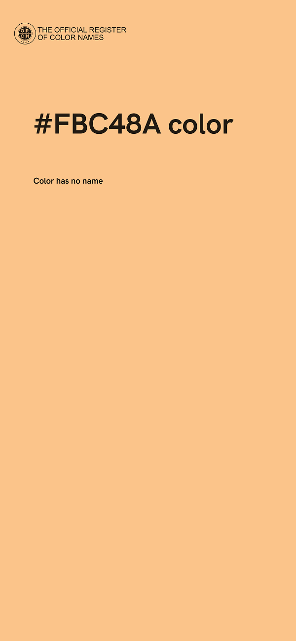 #FBC48A color image