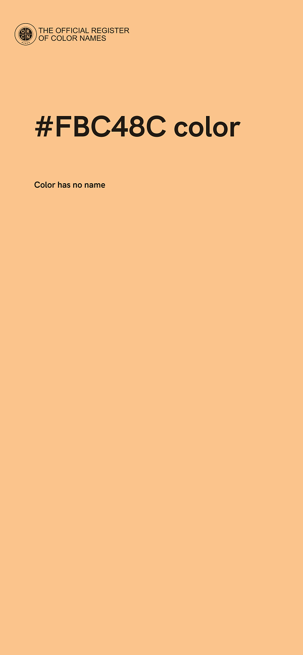 #FBC48C color image