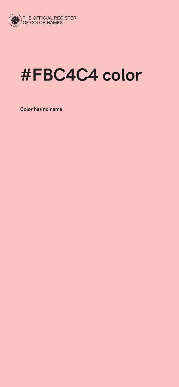 #FBC4C4 color image