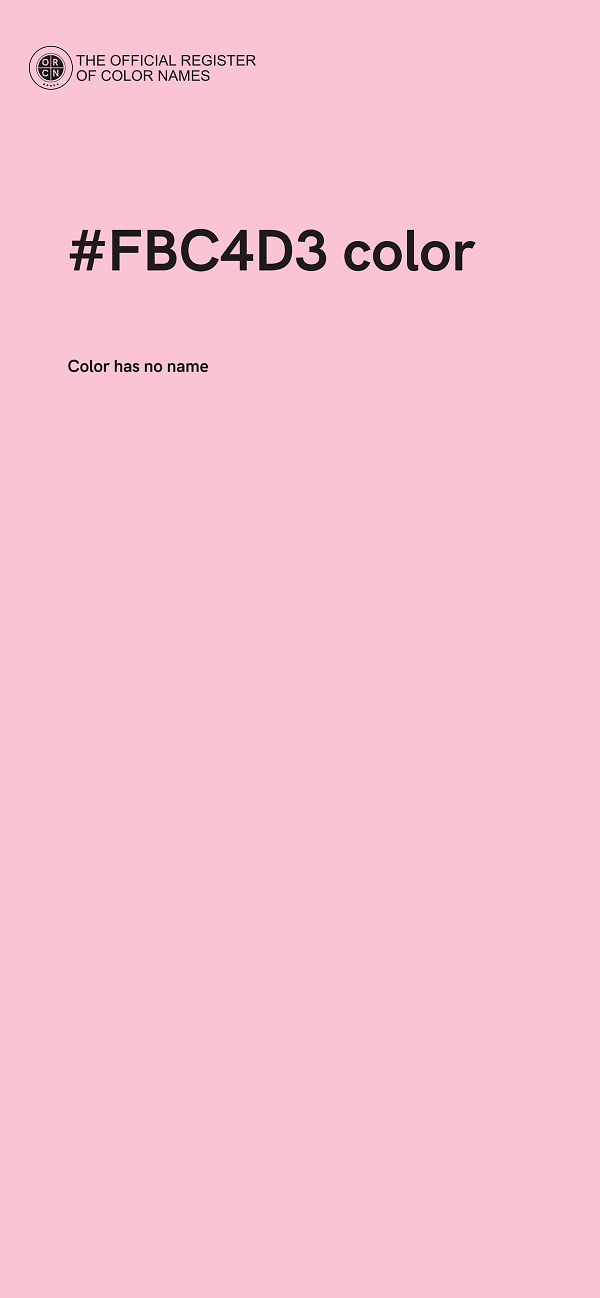 #FBC4D3 color image