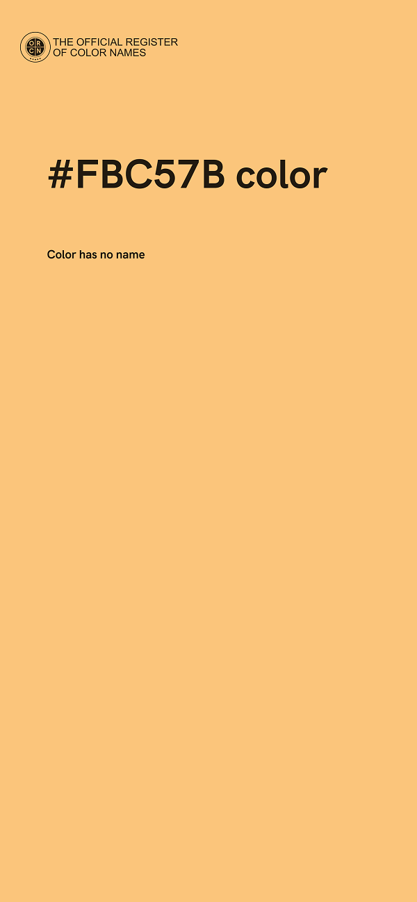 #FBC57B color image