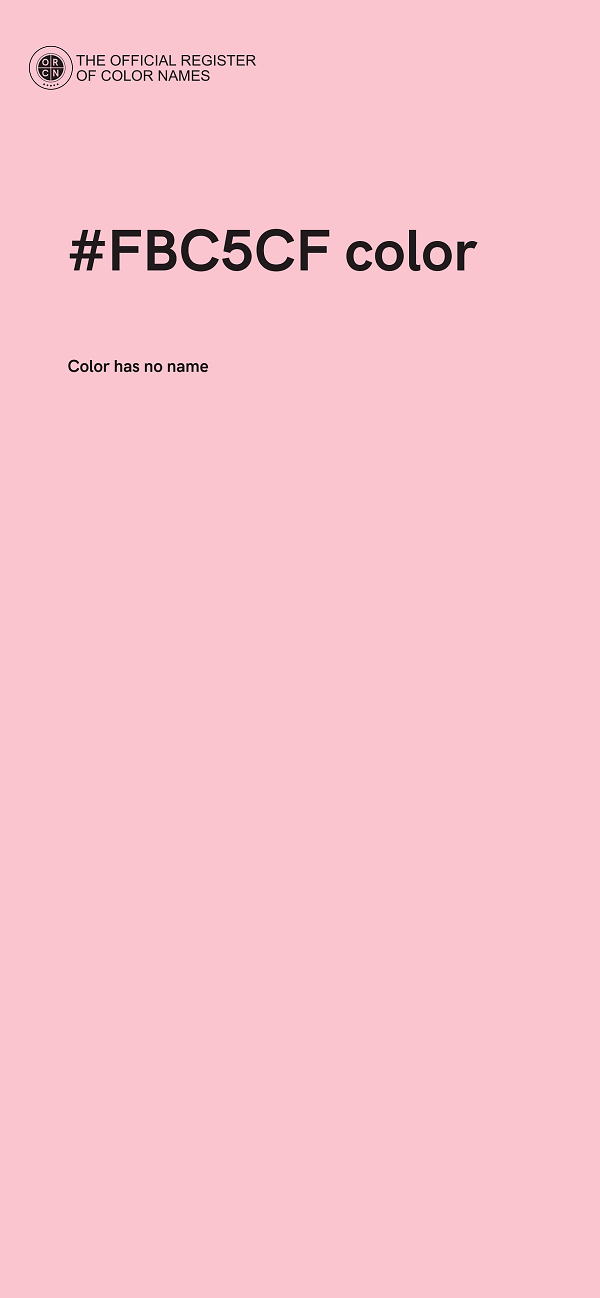 #FBC5CF color image