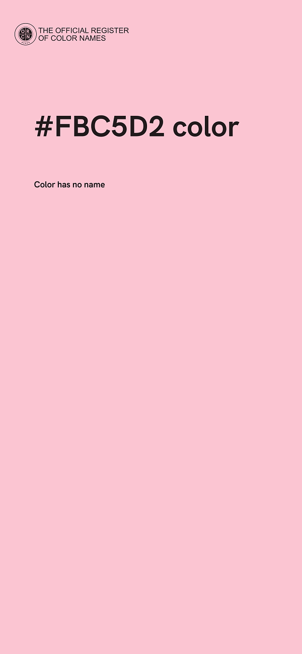 #FBC5D2 color image