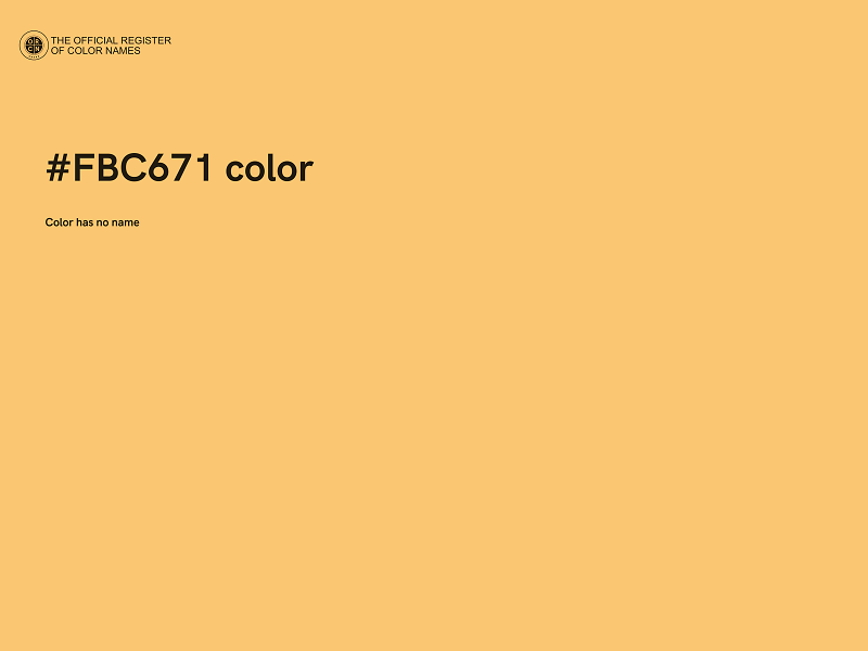 #FBC671 color image