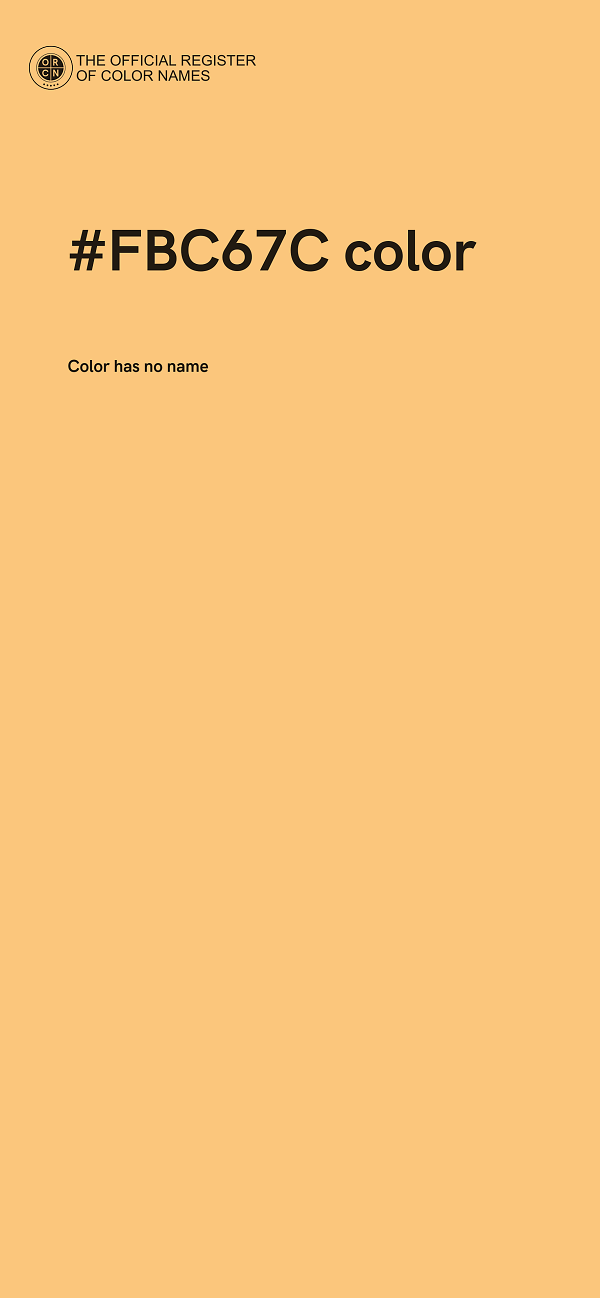 #FBC67C color image