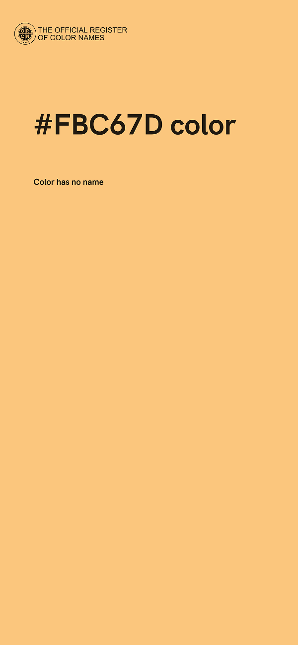 #FBC67D color image