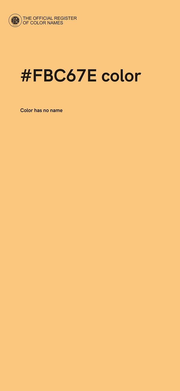 #FBC67E color image