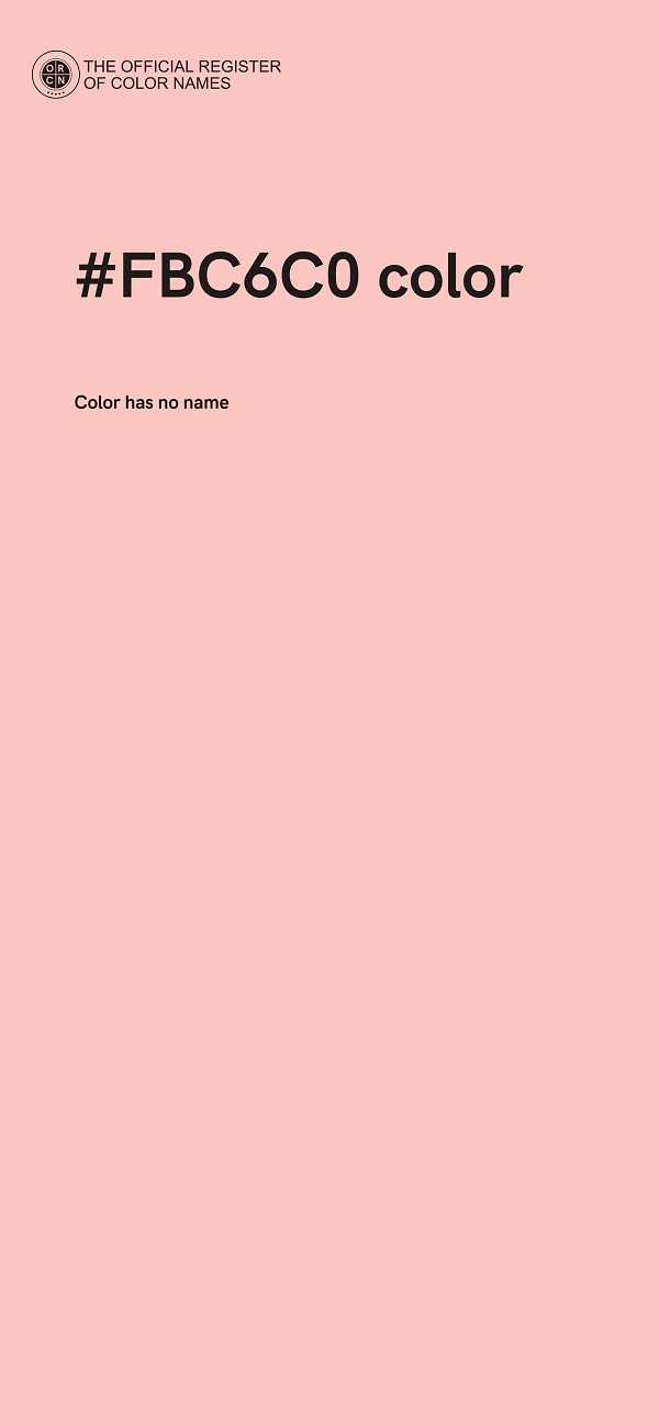 #FBC6C0 color image