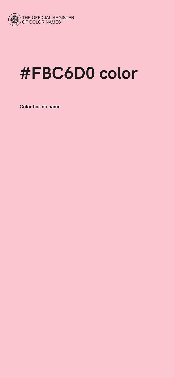 #FBC6D0 color image