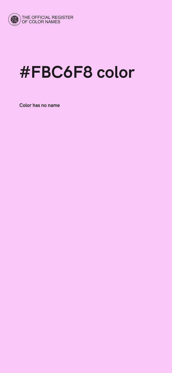 #FBC6F8 color image