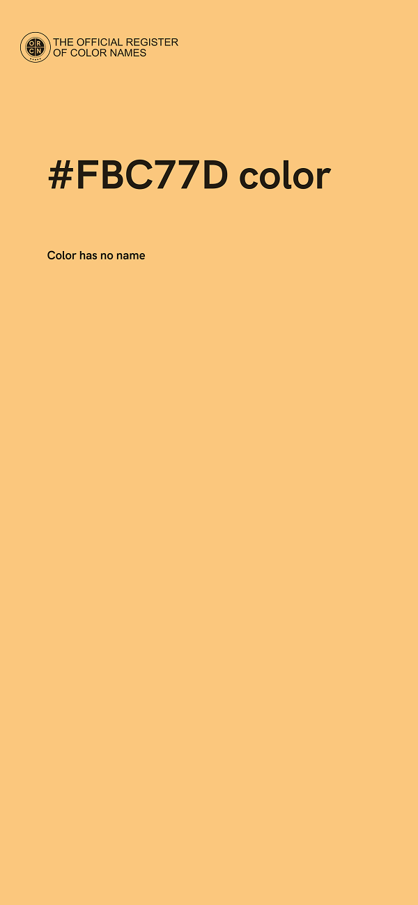 #FBC77D color image
