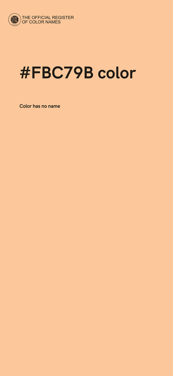 #FBC79B color image