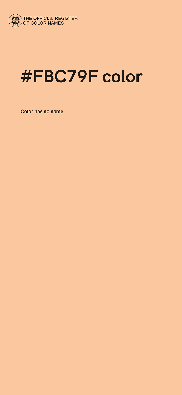#FBC79F color image