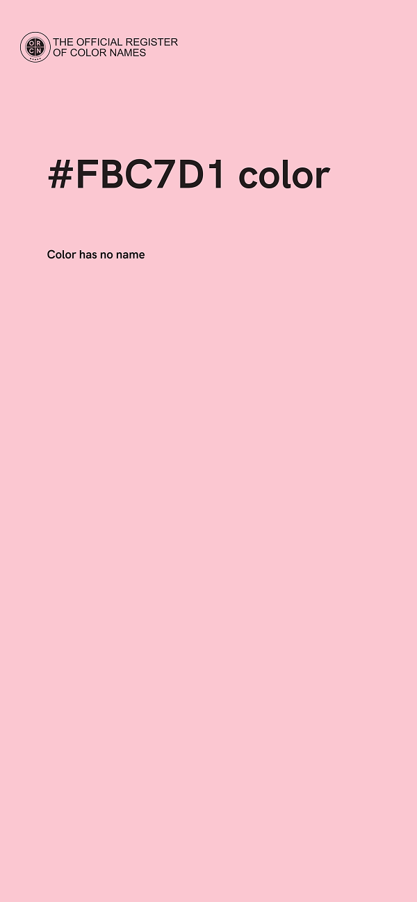 #FBC7D1 color image