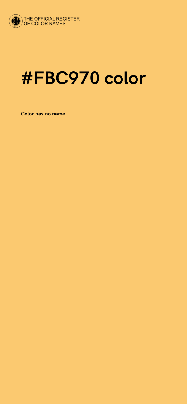 #FBC970 color image