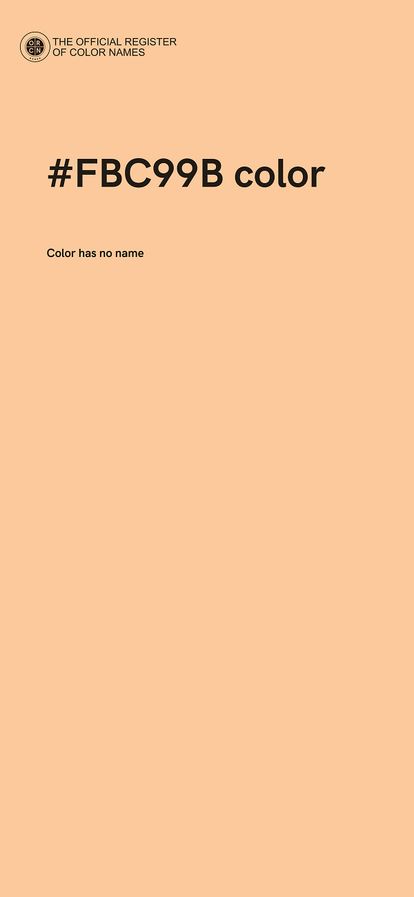 #FBC99B color image