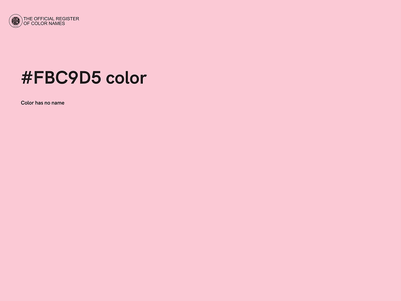 #FBC9D5 color image