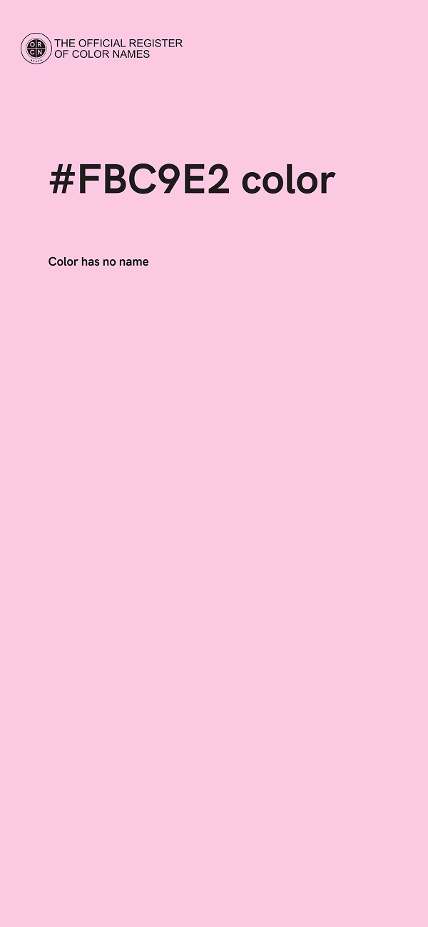 #FBC9E2 color image