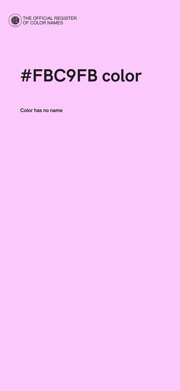 #FBC9FB color image