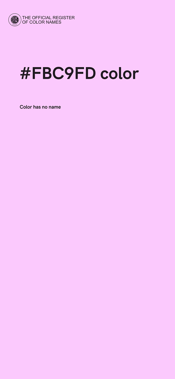 #FBC9FD color image