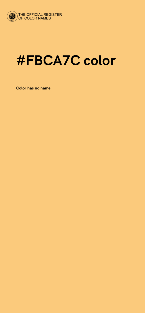 #FBCA7C color image