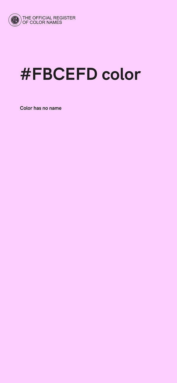 #FBCEFD color image