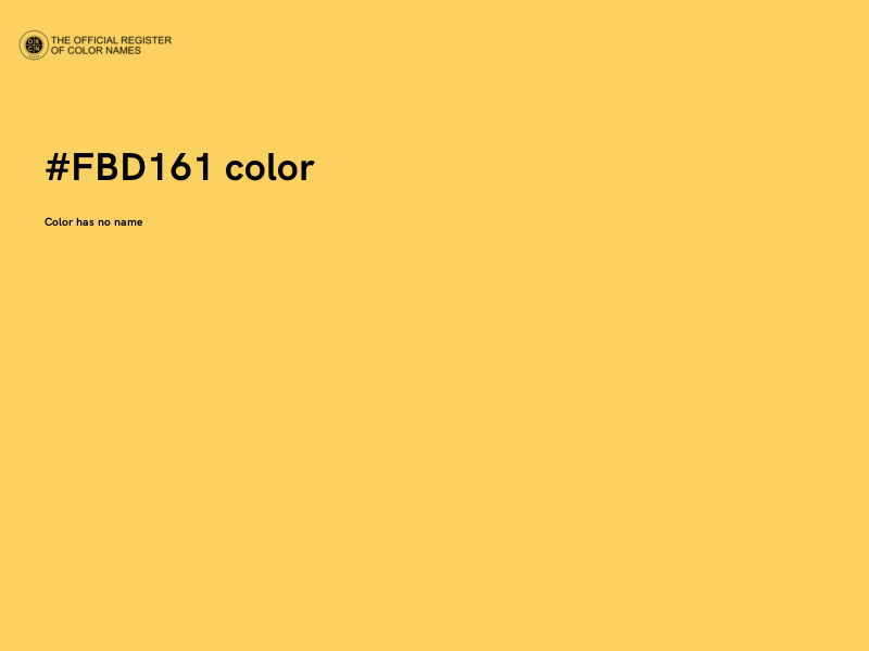 #FBD161 color image