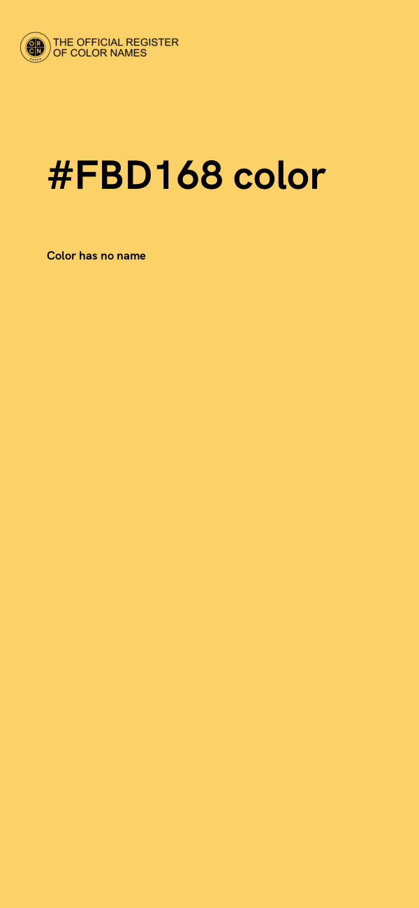 #FBD168 color image