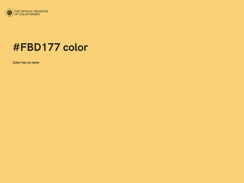 #FBD177 color image