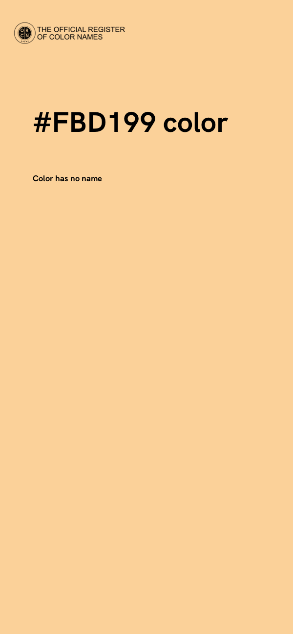 #FBD199 color image