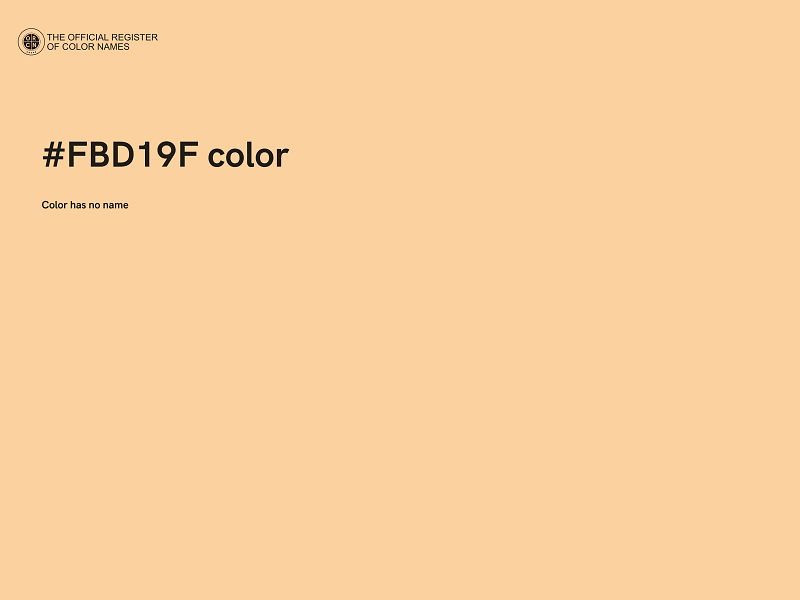 #FBD19F color image