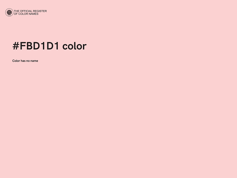 #FBD1D1 color image