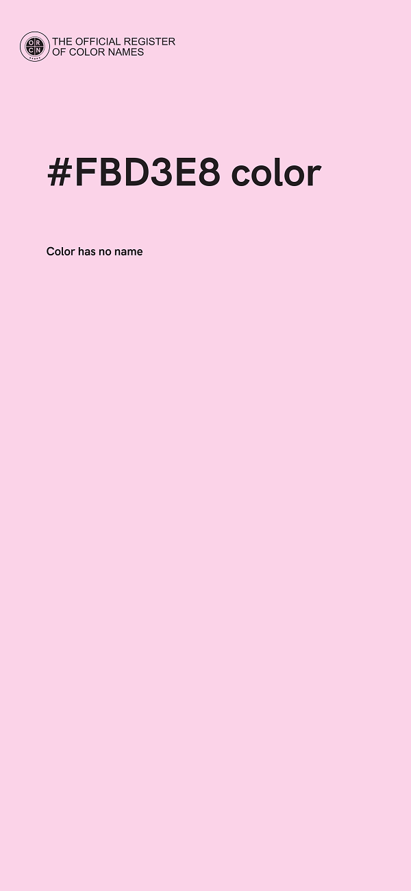 #FBD3E8 color image