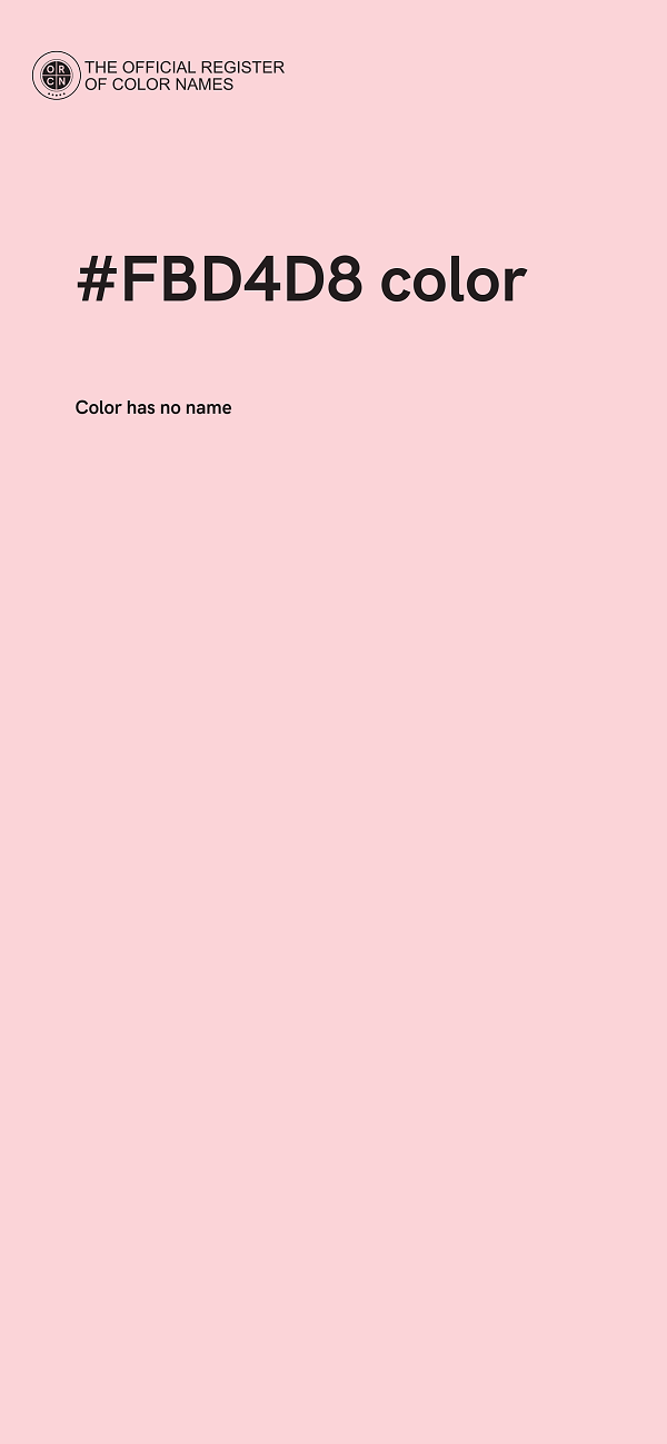 #FBD4D8 color image