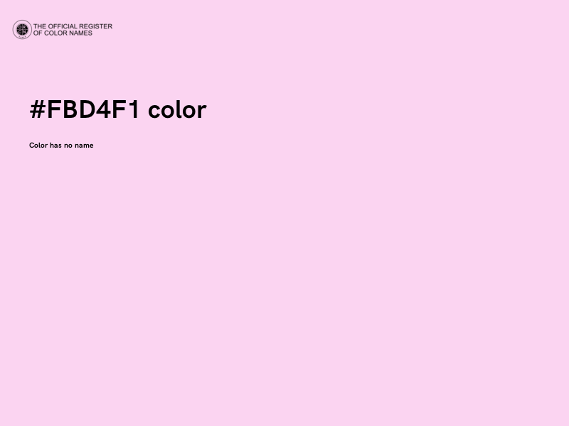 #FBD4F1 color image