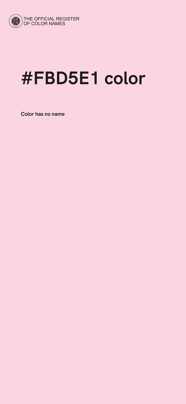 #FBD5E1 color image