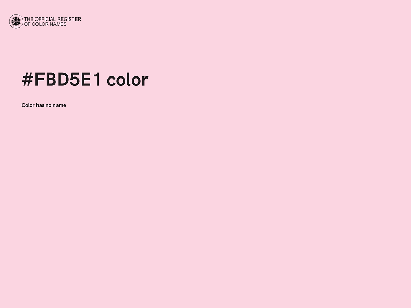#FBD5E1 color image