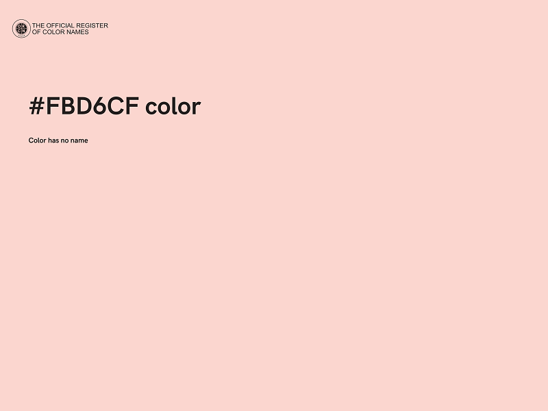 #FBD6CF color image