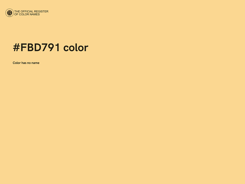 #FBD791 color image