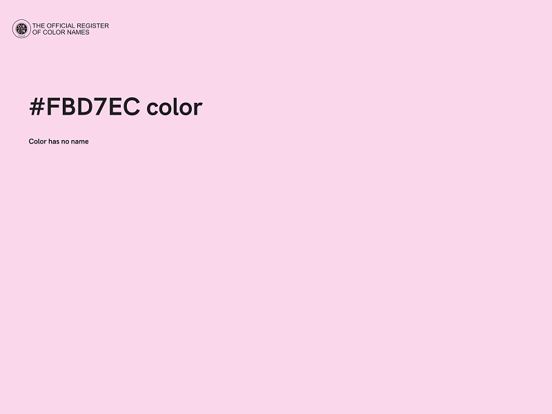 #FBD7EC color image