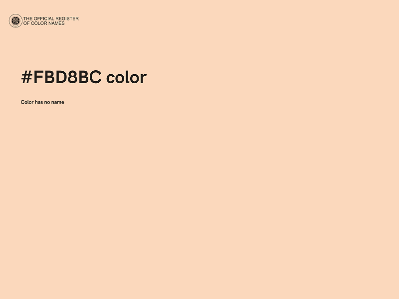 #FBD8BC color image