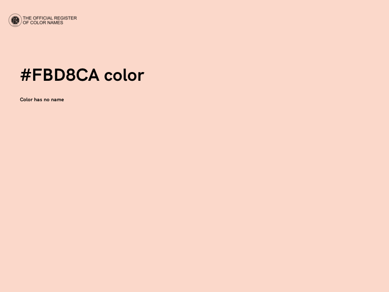 #FBD8CA color image
